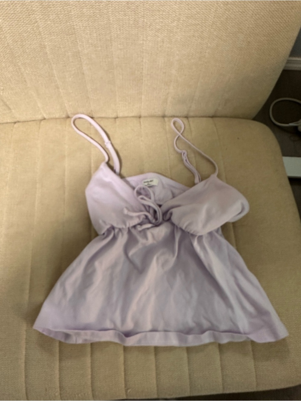 Aritzia babydoll tank cotton